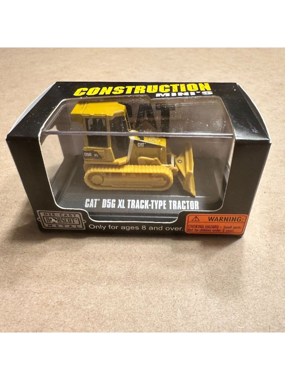 Norscot Construction Mini's Caterpillar D5G XL Die-Cast Metal Track-Type Tractor